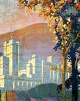 West Point New York Vintage Travel Unframed Print Wall Art