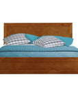 Oak Solid and Manufactured Wood Queen Bed Frame