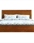 Oak Solid and Manufactured Wood Queen Bed Frame