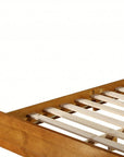 Oak Solid and Manufactured Wood Queen Bed Frame