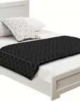 White Solid and Manufactured Wood Queen Bed Frame