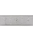 71" White Solid Wood Frame Dining Hutch With Multiple Shelves And Three Drawers