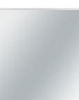 36" Silver Metal Accent Mirror