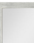 Brushed White Wooden Mirror
