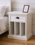 24" Solid Wood and Wood Nightstand