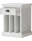 24" Solid Wood and Wood Nightstand