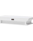 23" Classic White Floating Wall Shelf