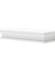 32" Classic White Floating Wall Shelf