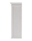 71" White Dining Hutch With Twelve Shelves And Three Drawers