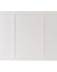 71" White Dining Hutch With Twelve Shelves And Three Drawers