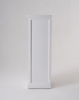 52" White Two Drawer Storage Cabinet With Baskets