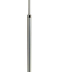 62" Floor Lamp With White Fabric Empire Shade