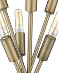 60" Six Light Torchiere Floor Lamp