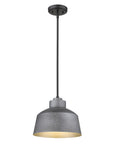 Barnes 1-Light Gray Convertible Pendant