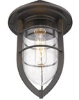 Antique Bronze Teardrop Shape Pendant Light