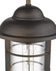Antique Bronze Teardrop Shape Pendant Light