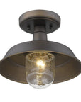Antique Bronze Shallow Plate Adjustable Pendant Light