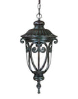 Naples 1-Light Marbelized Mahogany Hanging Light