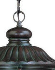 Naples 1-Light Marbelized Mahogany Hanging Light