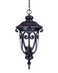 Naples 3-Light Marbelized Mahogany Hanging Light