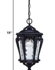 Stratford 1-Light Architectural Bronze Hanging Light