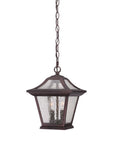 Antique Bronze Birdhouse Shape Outdoor Hanging Light