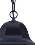 Antique Bronze Geometric Glass Hanging Light