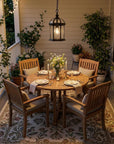 Matte Black Cage Hanging Light