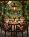 Dark Brown Cage Hanging Light
