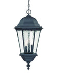 Telfair 3-Light Matte Black Hanging Light