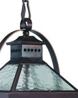 Bay Street 3-Light Architectural Bronze Hanging Light