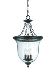 Belle 3-Light Matte black Hanging light
