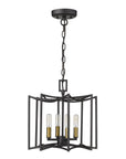 Rhian 4-Light Matte Black Pendant