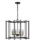Rhian 8-Light Matte Black Pendant