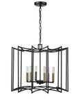 Rhian 8-Light Matte Black Pendant