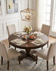 Kennedy 3-Light Antique Gold Pendant With Crystal Bobeches