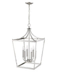 Silver Metal Six Light Dimmable Ceiling Light