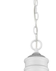 White Metal Dimmable Ceiling Light With White Shades