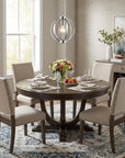 Nevaeh 1-Light Chrome Globe Pendant With Crystal Accents