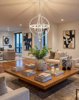 Callie 4-Light Country White Pendant