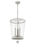 Callie 3-Light Country White Foyer Pendant