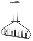 Luca 14-Light Matte Black Island Pendant