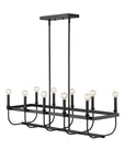 Beckett 10-Light Matte Black Island Pendant