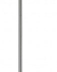 Silver Metal Five Light Dimmable Ceiling Light With White Shades