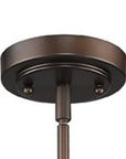Bronze Lantern Metal Dimmable Ceiling Light With Bronze Shades