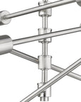 Calix 8-Light Satin Nickel Pendant