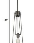 Bronze Iron Dimmable Ceiling Light