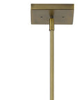 Bronze Metal Three Light Dimmable Ceiling Light With Copper Shades