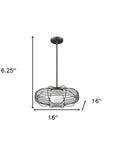 Bronze Crystal Dimmable Ceiling Light With Copper Shades