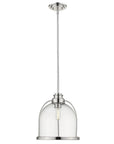 Stanton 1-Light Polished Nickel Pendant